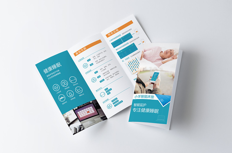 大羊健康管理三折頁 陰陽怪人原創(chuàng)設計作品與網(wǎng)頁網(wǎng)站設計的融合藝術